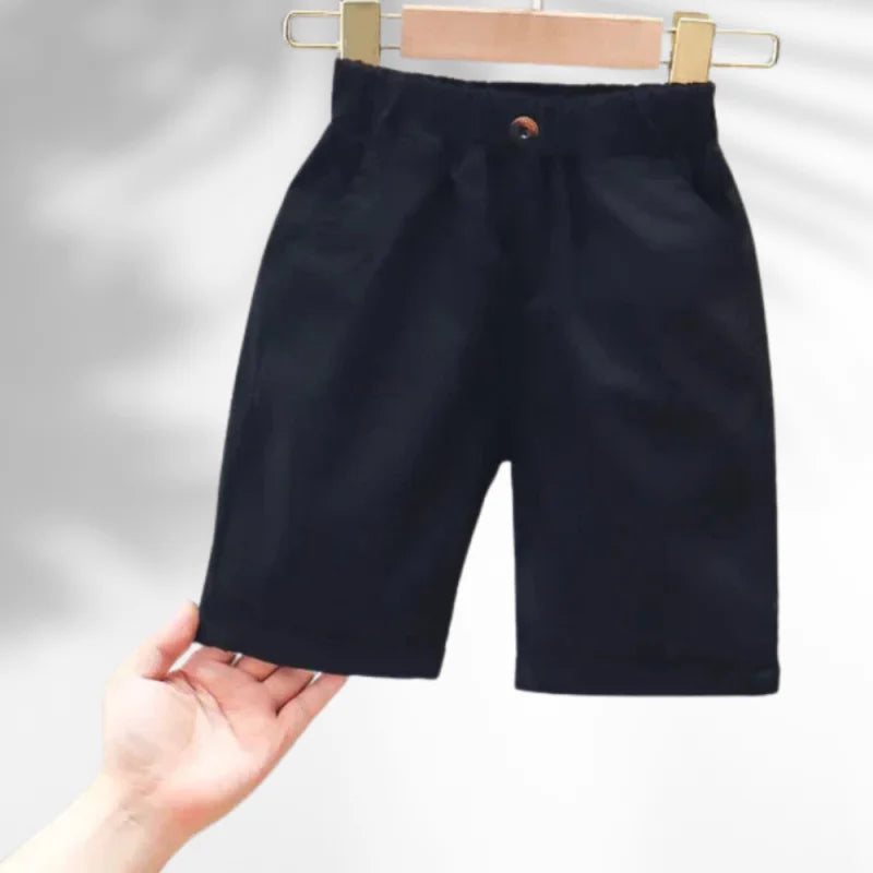 Bermuda Infantil Masculina Joaquim Azul Lenogue Preto / 1-2 anos (90cm)