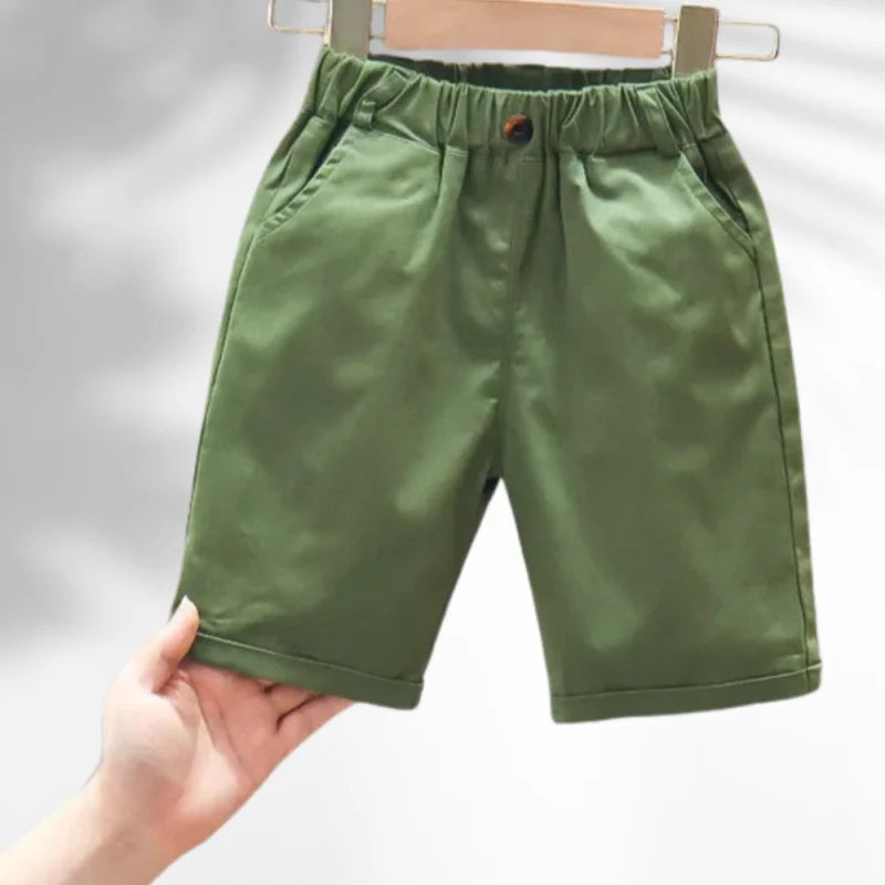 Bermuda Infantil Masculina Joaquim Azul Lenogue Verde / 1-2 anos (90cm)