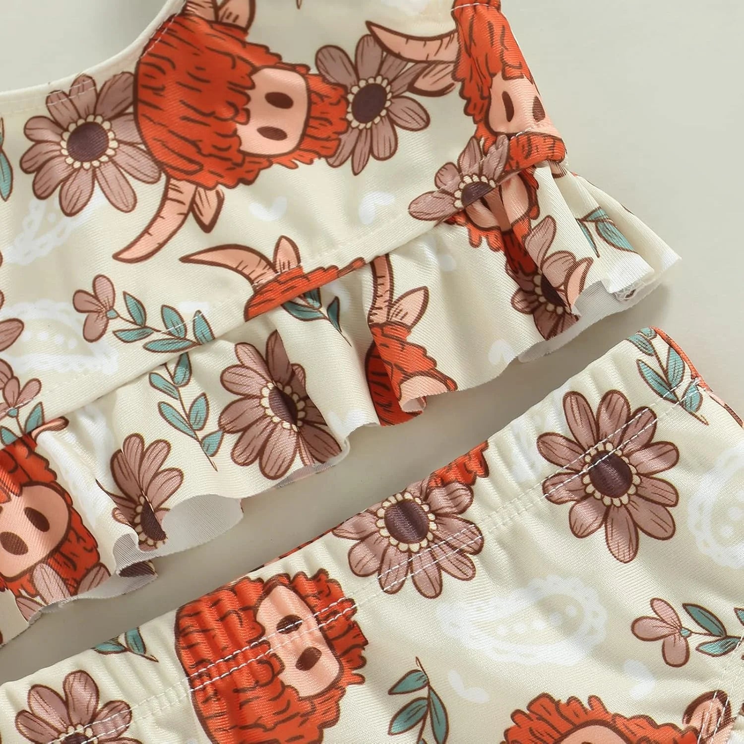Biquini Infantil Feminino Estampado Lenogue