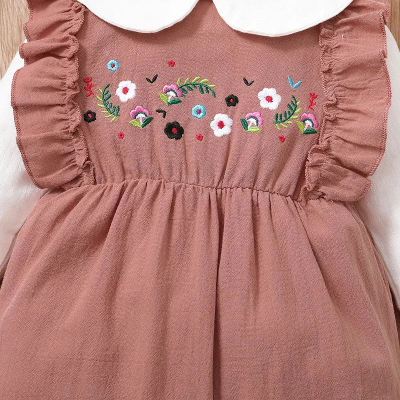 Body Infantil Feminino Estampa Floral Lenogue