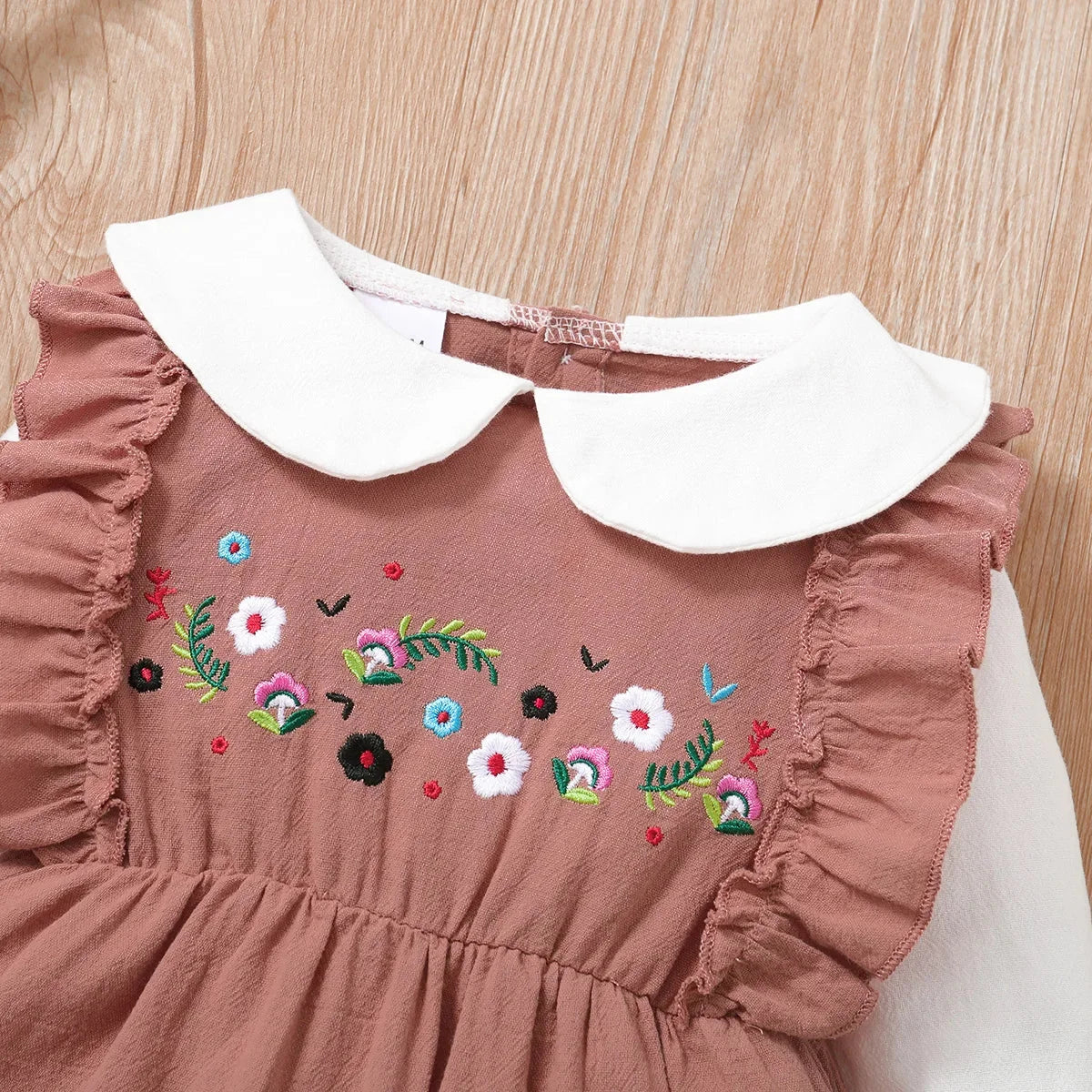 Body Infantil Feminino Estampa Floral Lenogue