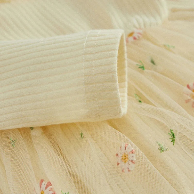 Body Infantil Margarida Lenogue com Estampa de Margarida Amarelo