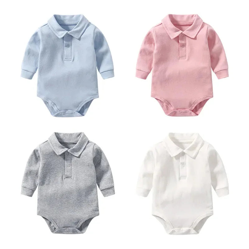 Body Infantil Polo Azul Lenogue