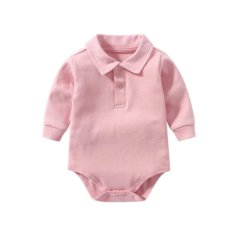 Body Infantil Polo Azul Lenogue Rosa / 0-3 Meses