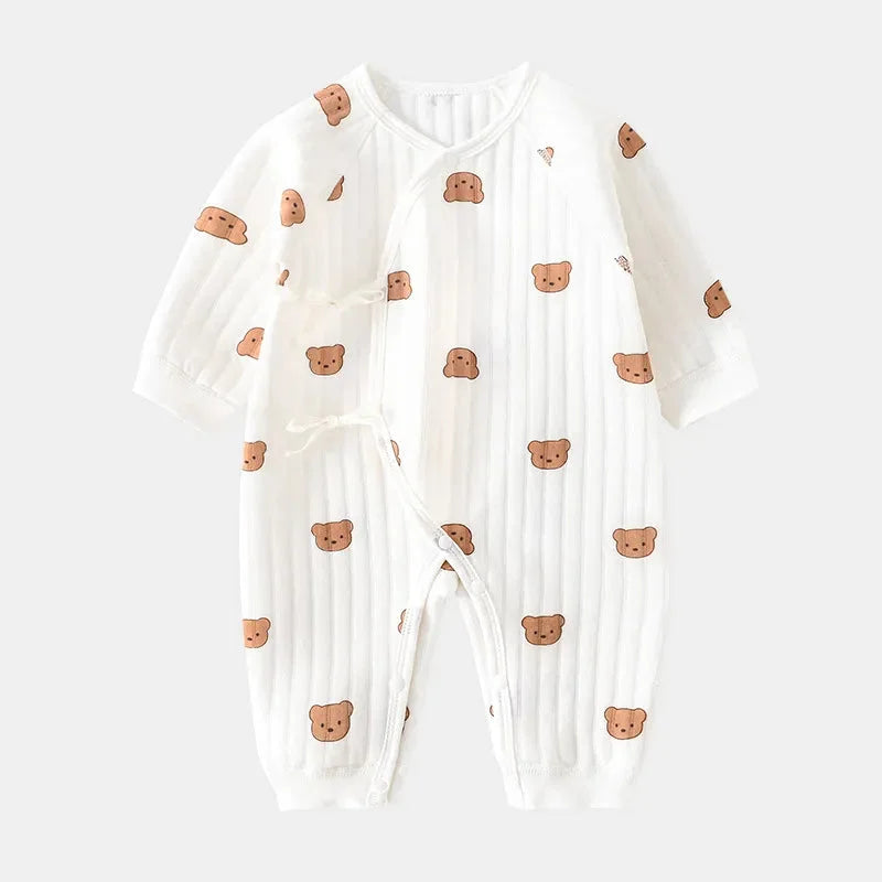 Body Luxuoso Ursinho Lenogue para Bebês com Conforto e Estilo Urso / Recém Nascido