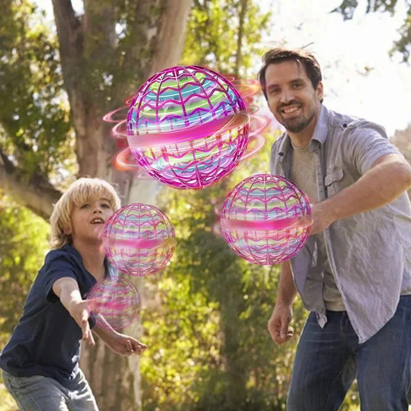 Brinquedo Infantil Bola Bumerangue Led Azul Lenogue Roxo