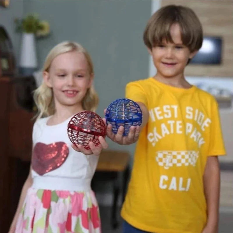 Brinquedo Infantil Bola Bumerangue Led Azul Lenogue