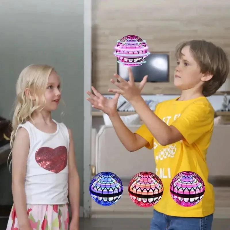 Brinquedo Infantil Bola Bumerangue Led Azul Lenogue