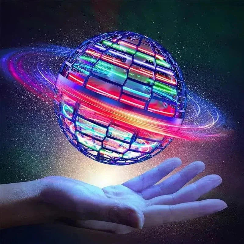 Brinquedo Infantil Bola Bumerangue Led Azul Lenogue