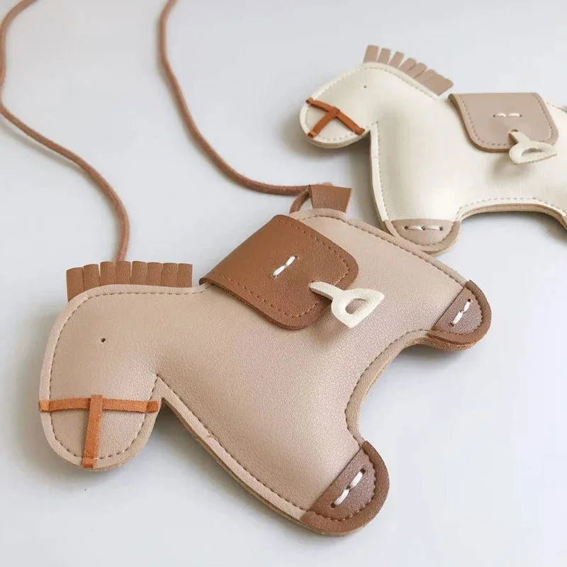 Bolsa Infantil Mini Cavalinho Marrom Lenogue