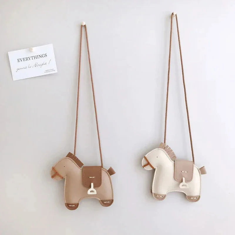 Bolsa Infantil Mini Cavalinho Marrom Lenogue