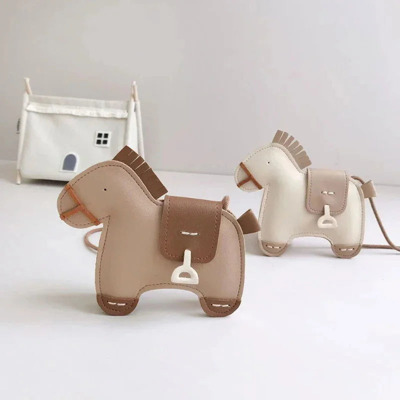 Bolsa Infantil Mini Cavalinho Marrom Lenogue Bolsa Refinado Mini Cavalinho