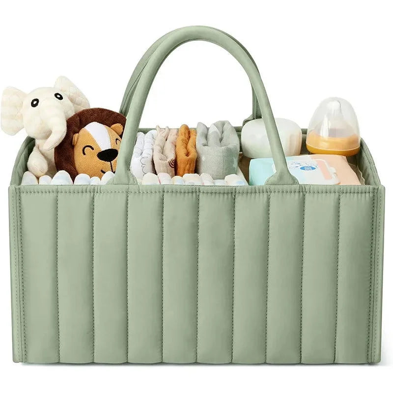 Bolsa Infantil para Fraldas Multifuncional Azul Lenogue Verde