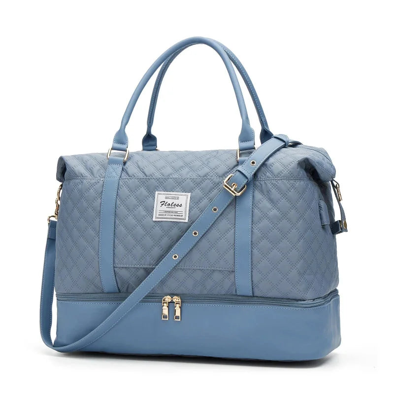 Bolsa Infantil Viagem com Alça de Ombro Azul Lenogue Azul