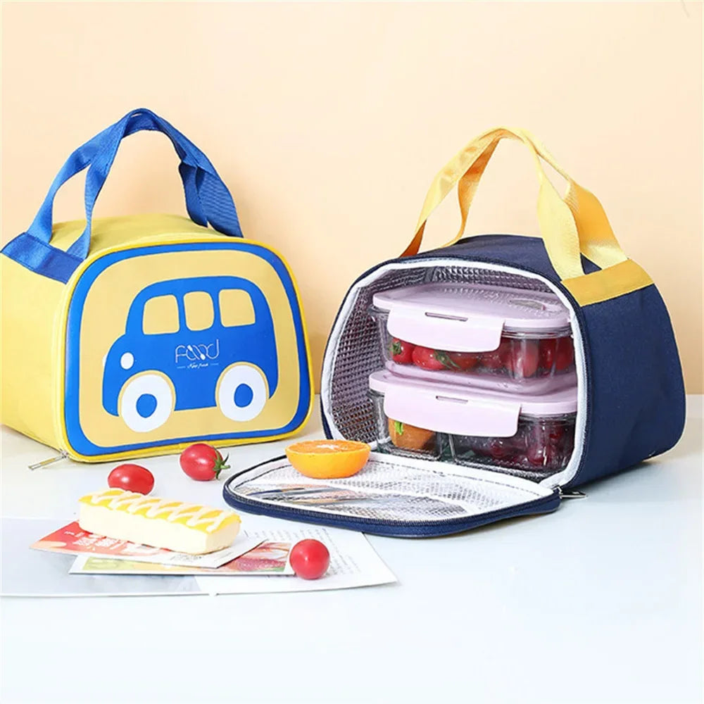 Bolsa Térmica Infantil Estampa Carro Lenogue