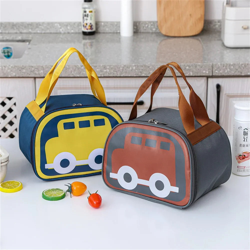 Bolsa Térmica Infantil Estampa Carro Lenogue