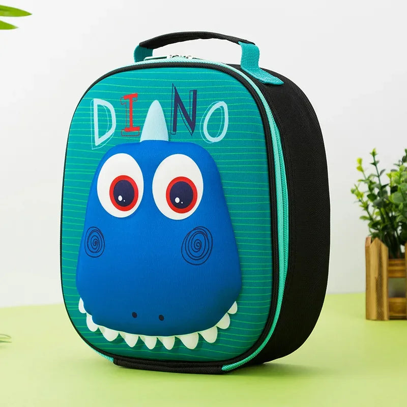 Bolsa Térmica Infantil Portátil com Estampa Cartoon Lenogue Dinossauro