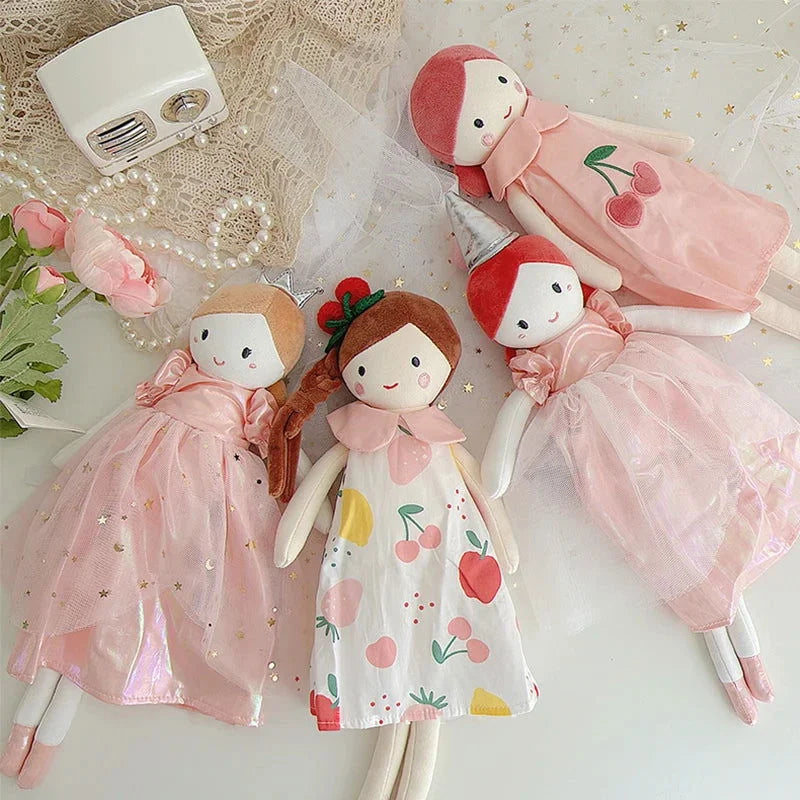 Boneca Infantil de Pano Marjorie Rosa Lenogue