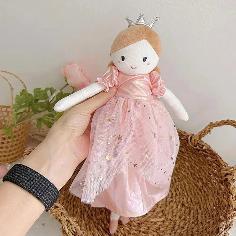 Boneca Infantil de Pano Marjorie Rosa Lenogue