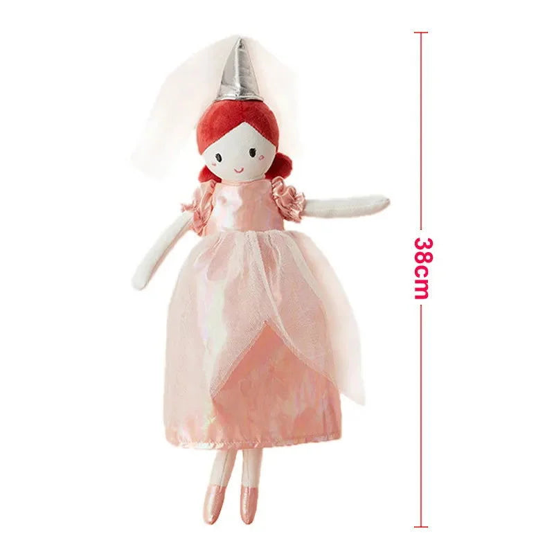 Boneca Infantil de Pano Marjorie Rosa Lenogue Fada