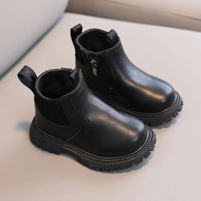 Botina Infantil Chelsea Lenogue Preto / 21-22