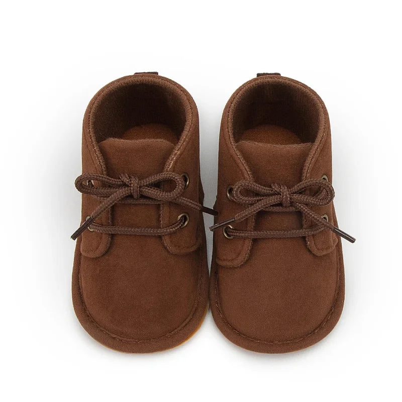 Botinha Infantil Baby Marrom Lenogue Marrom / 0-6 Meses