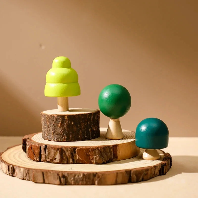 Brinquedo Infantil Floresta em Bloco Colorido Lenogue