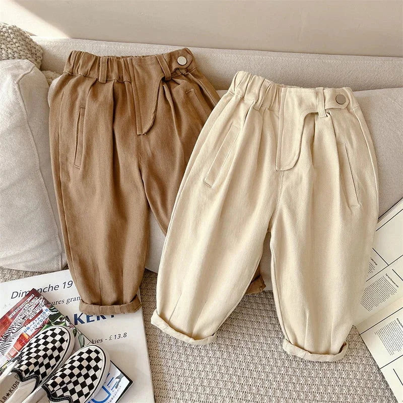 Calça Aconchegante Algodão Bernardo Lenogue para Meninos