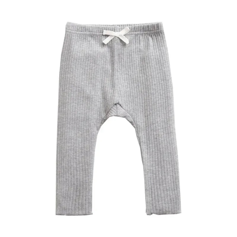 Calça Infantil Canelada Casual Cinza Lenogue Cinza / 0-6 Meses