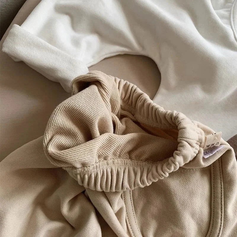 Calça Infantil Moletom Culote Cinza Lenogue