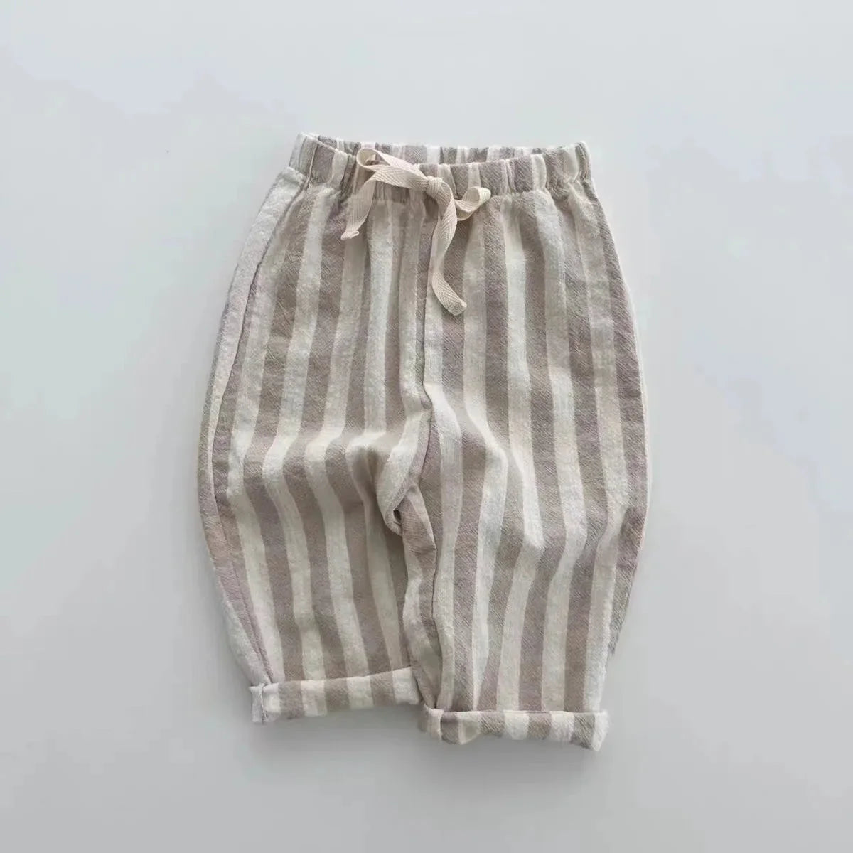 Calça Infantil Pippó Listrado Lenogue Cáqui / 6-12 Meses