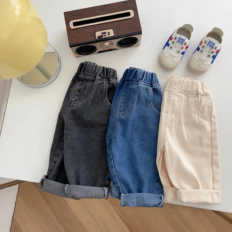 Calça Infantil Jeans Fluffy Denim Azul Lenogue