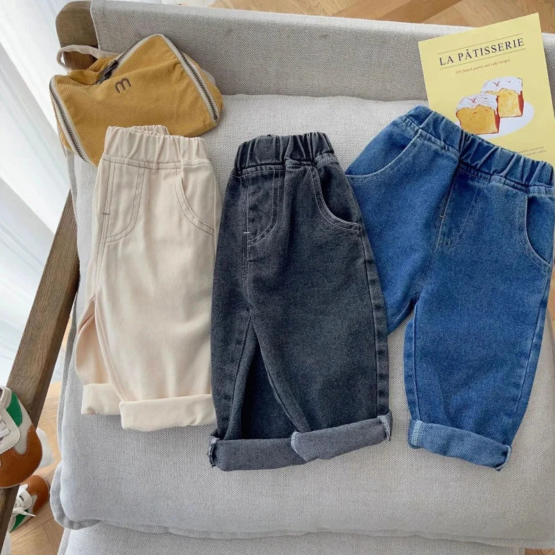 Calça Infantil Jeans Fluffy Denim Azul Lenogue