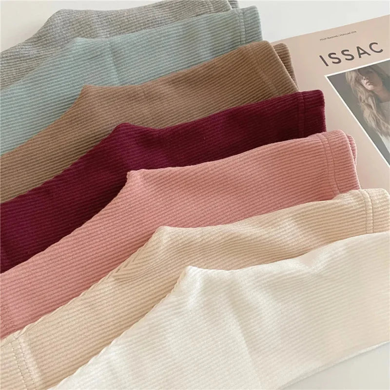 Calça Legging Infantil Algodão Preta Lenogue