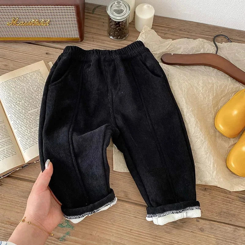 Calça Infantil Fleece Cinza Lenogue Preto / 12 Meses