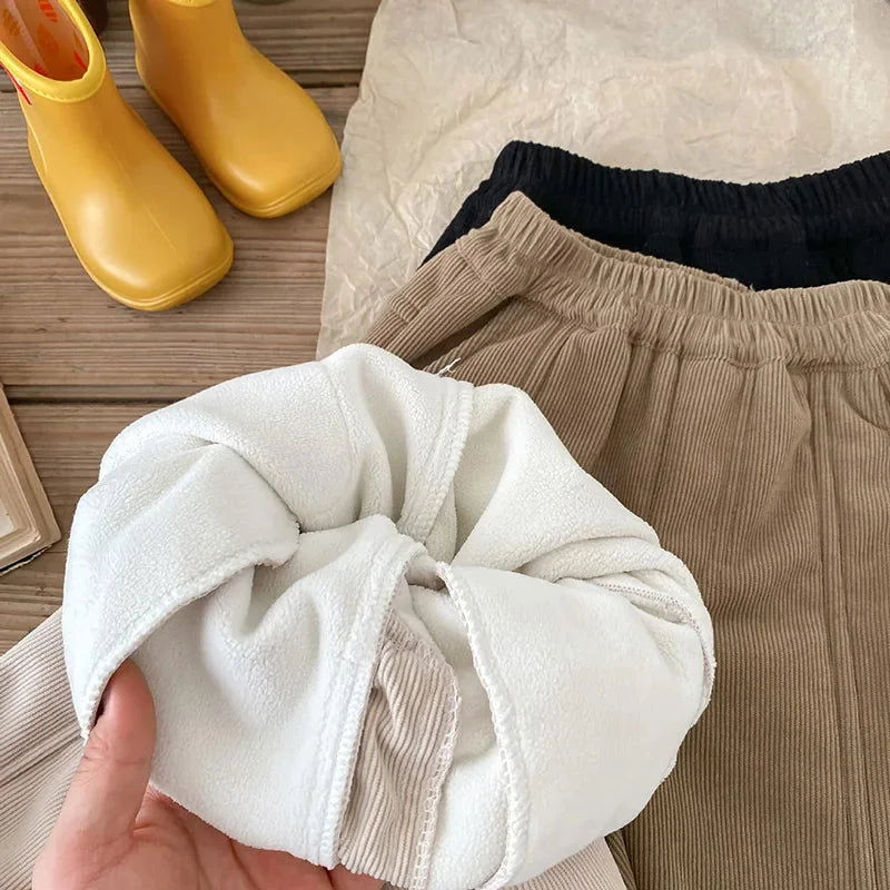Calça Infantil Fleece Cinza Lenogue