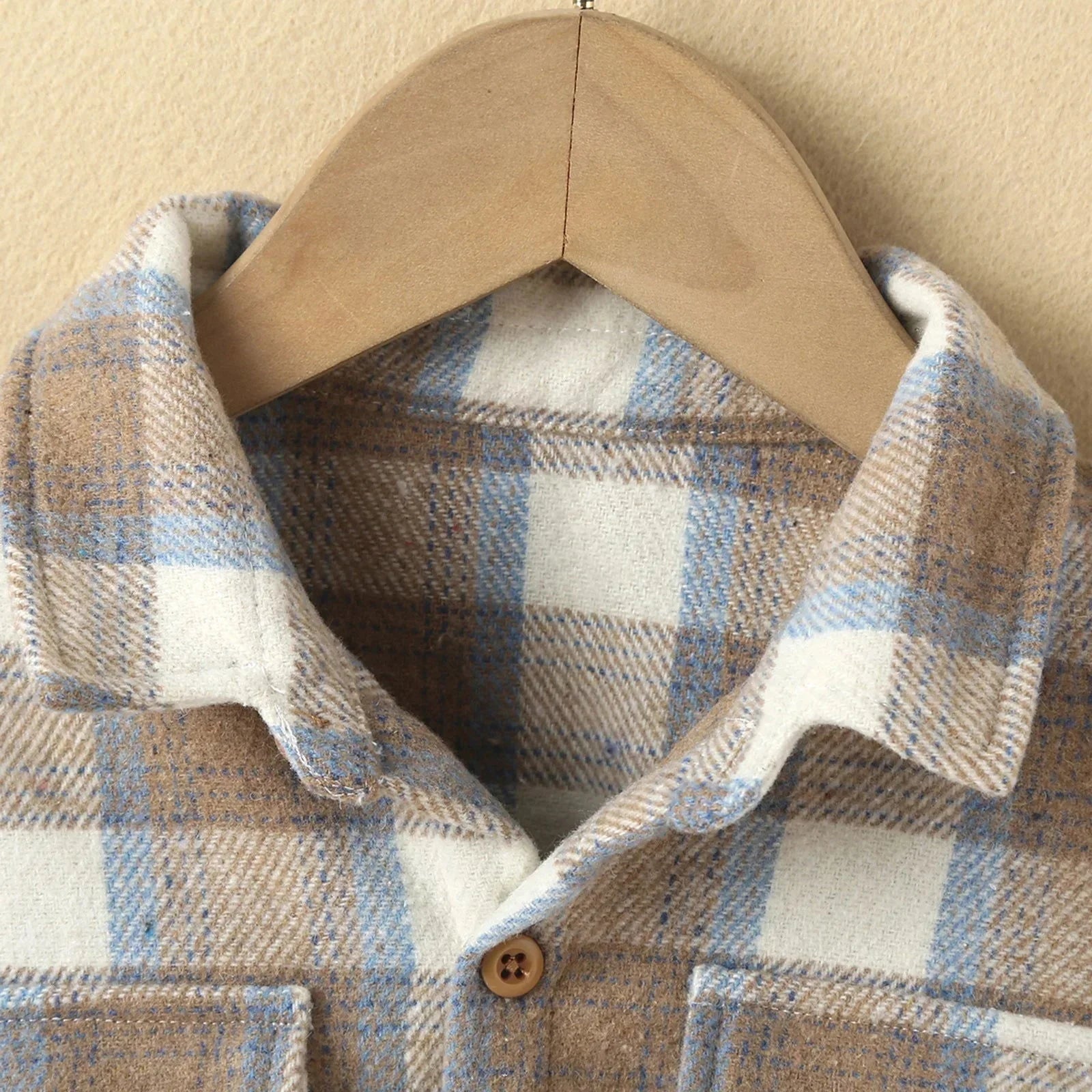 Camisa Infantil Masculina Nuvem Xadrez Lenogue