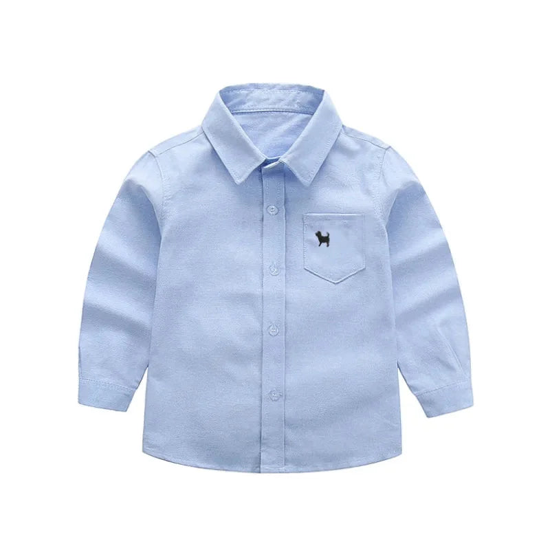 Camisa Infantil Masculina João Azul Lenogue