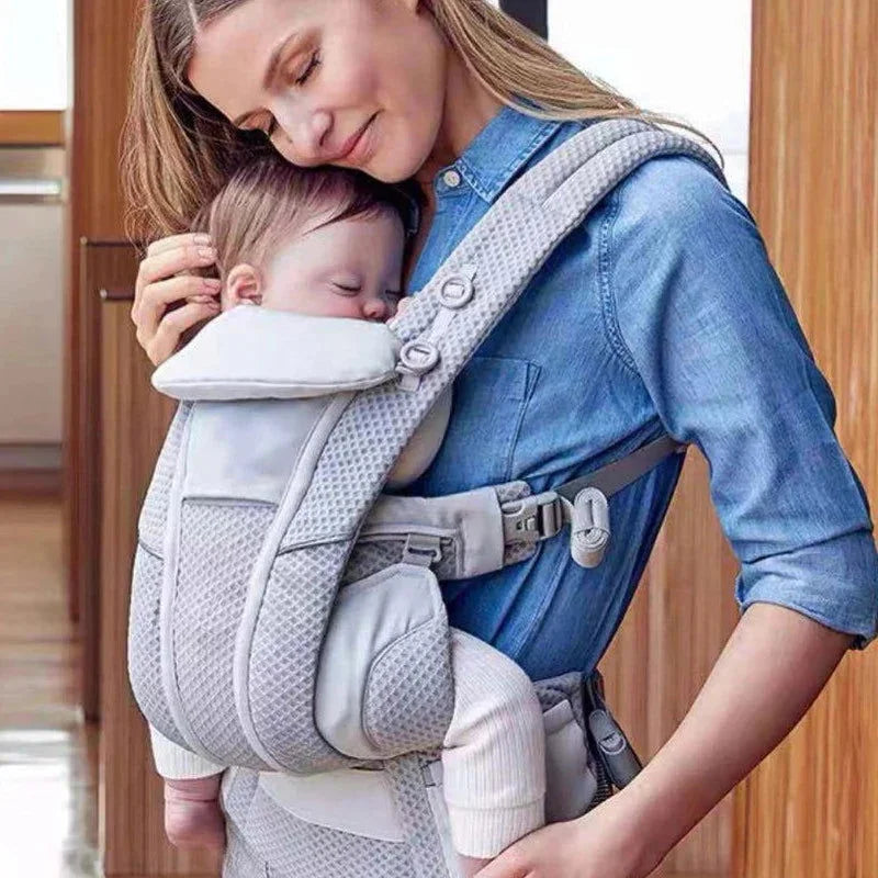 Canguru Eronômico Infantil para Bebês Cinza Lenogue