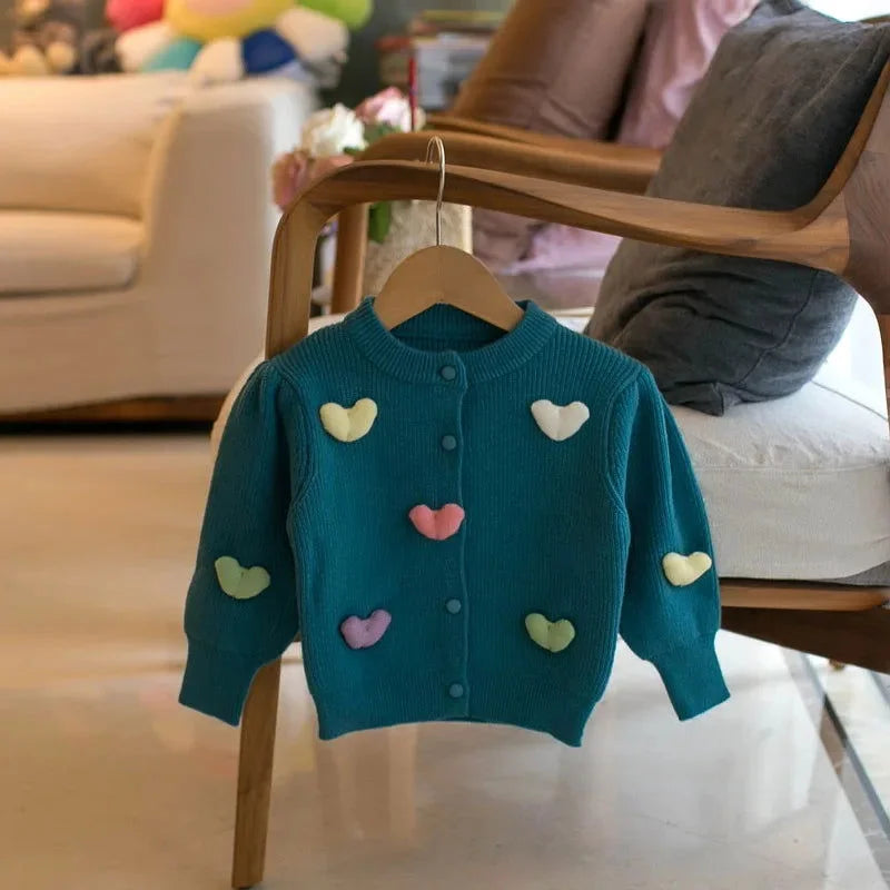 Cardigan Aconchegante Frederica Lenogue para Crianças Conforto e Estilo Azul / 12-18 Meses