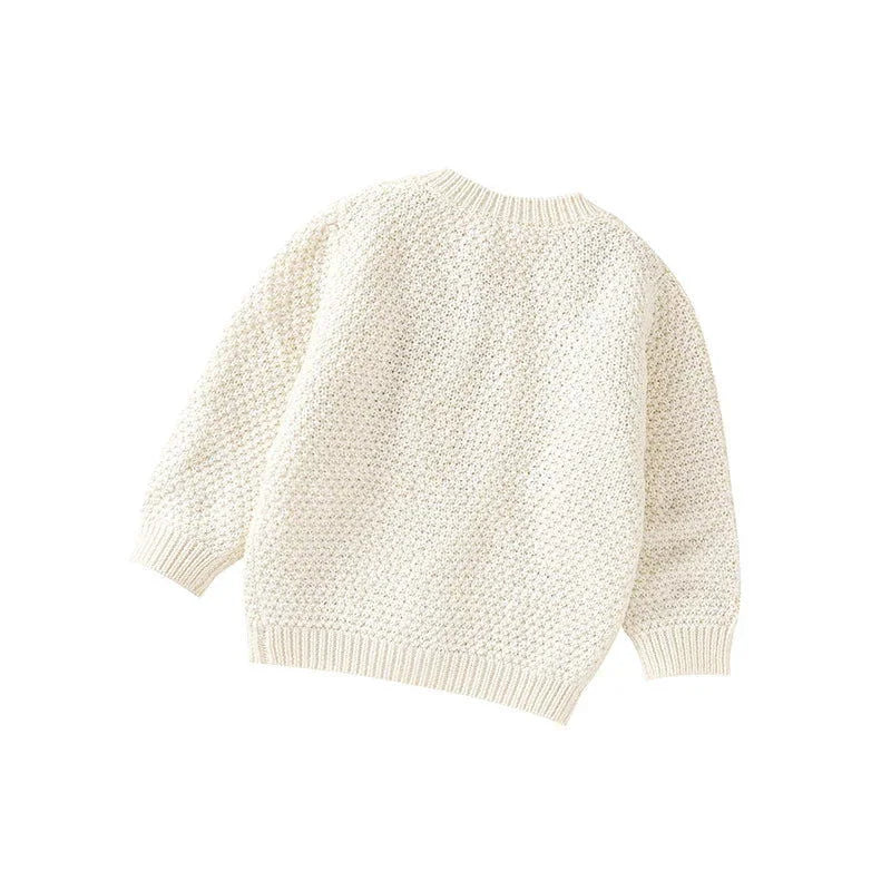 Casaco Infantil Cardigan Tricot éclair Azul Lenogue
