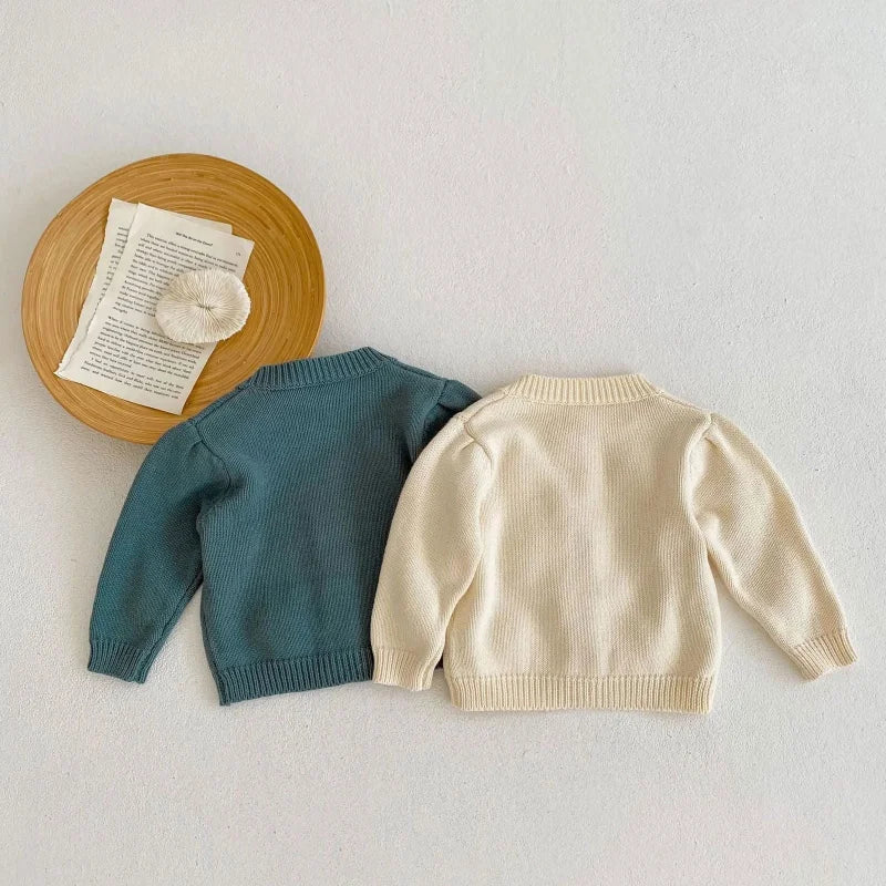 Casaco Infantil Cardigan Petúnia Lilás Lenogue