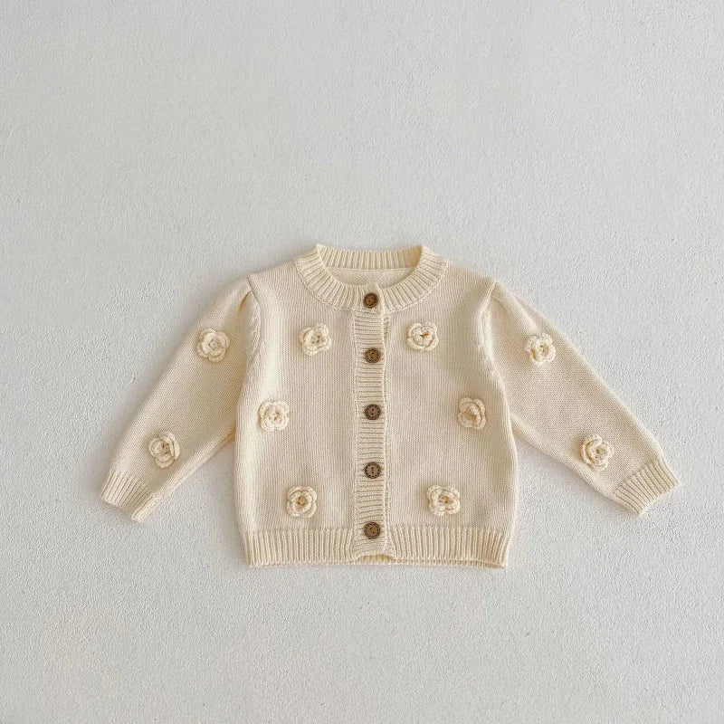 Casaco Infantil Cardigan Petúnia Lilás Lenogue
