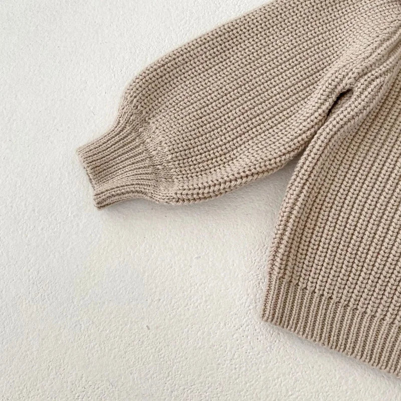 Casaco Infantil Cardigan Tricot Clea Vermelho Lenogue