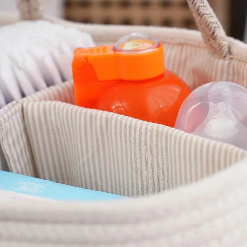 Cesta Infantil Armazenamento para Bebê Rosa Lenogue
