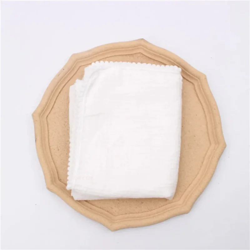 Cobertor Infantil de Musselina Branco Lenogue Branco b / 80x65cm