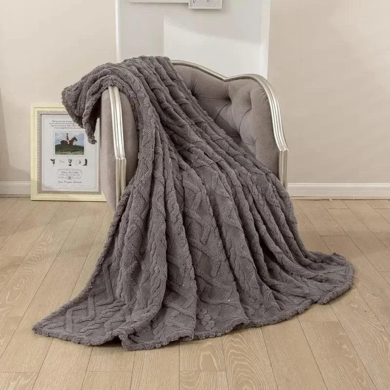 Cobertor Infantil Lã de Cordeiro Taffu Lenogue Preto / 70 x 100 Cm