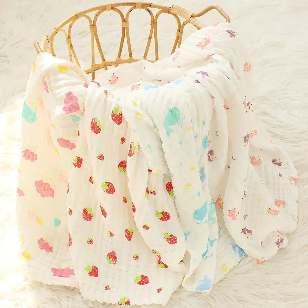 Cobertor Infantil Musselina para Bebê Lenogue