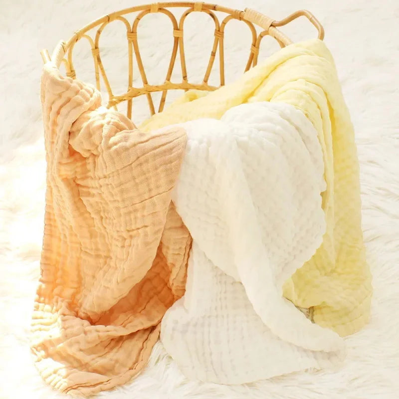 Cobertor Infantil Musselina para Bebê Branco Lenogue