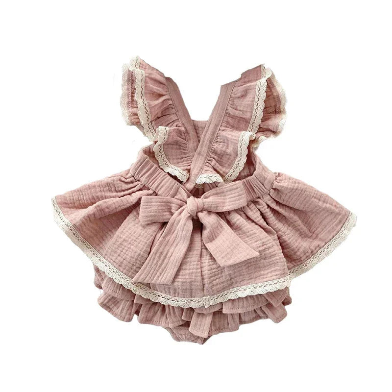 Conjunto Infantil Feminino Maria Antônia Rosa Lenogue